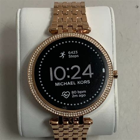99 Used <b>Michael</b> <b>Kors</b> Access Bradshaw 2 44mm Case Rose Gold-Tone Stainless Steel with Bracelet Link Band (MKT5086) (3) $269. . Michael kors dw11m2